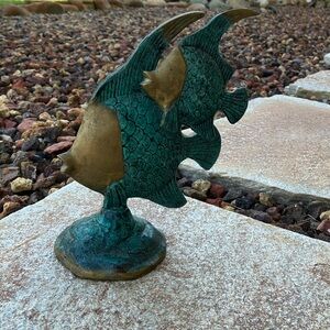 Bettina Brass Angel Fishes